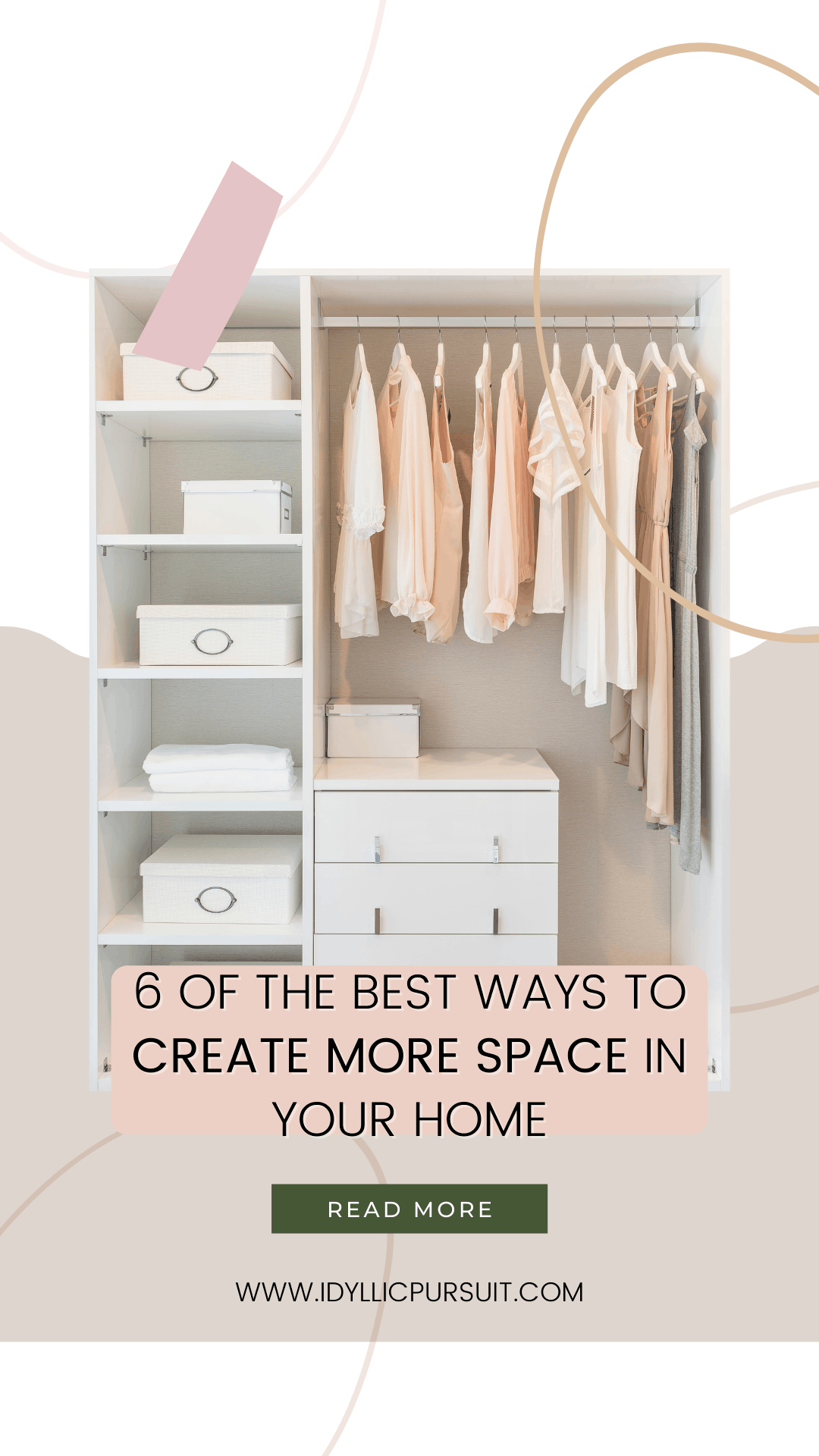 How to tame your closet and create more space